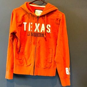 Women’s Texas Longhorns zippered hooded sweatshirt